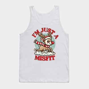 Red Nosed Reindeer Tank Top